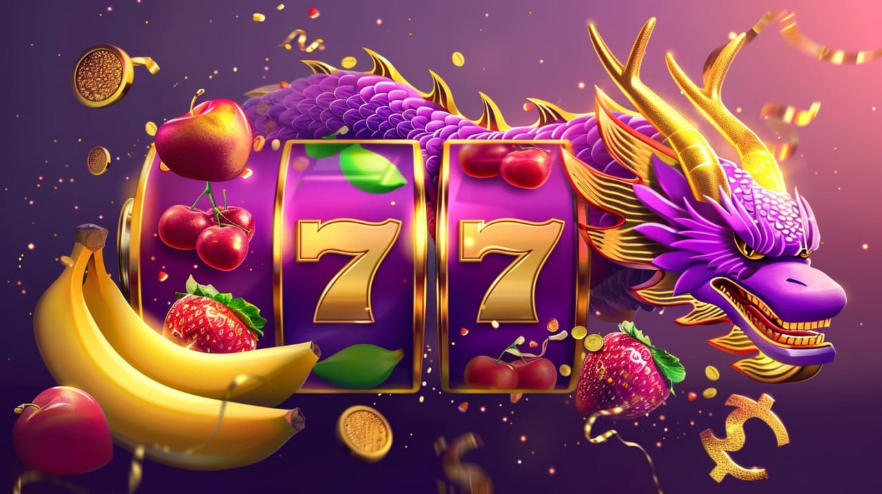 Layar Sweet Bonanza dengan simbol buah-buahan yang berwarna-warni
